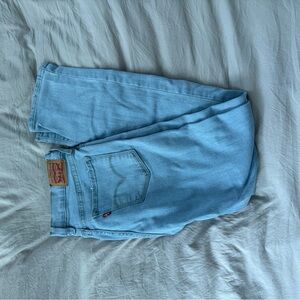 Levi's Sky Blue Shaping Slim Jeans - Size 28